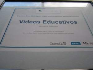 Premio vídeos educativos