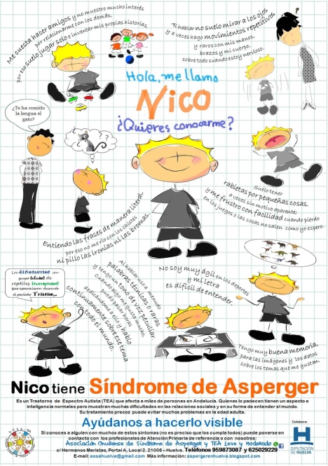 Nico tiene Síndrome de Asperger